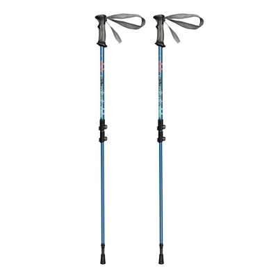 Outbound Lightweight 19 Inch Long Aluminum Framed Snowshoe Kit With Adjustable Poles And Anti Shock Mechanisms, And Carrying Tote Bag, Black 4 Outbound Lightweight 19 Inch Long Aluminum Framed Snowshoe Kit With Adjustable Poles And Anti Shock Mechanisms, And Carrying Tote Bag, Black - Image 4