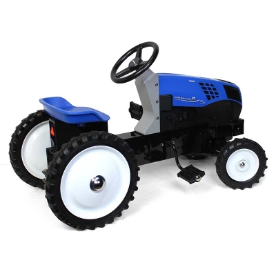 ERTL Die-Cast Steel New Holland T8 Pedal Tractor With MFD Tires By ERTL 13954 2 ERTL Die-Cast Steel New Holland T8 Pedal Tractor With MFD Tires By ERTL 13954 - Image 2