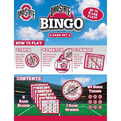 MasterPieces Kids Games - NCAA Ohio State Bingo Game 3 MasterPieces Kids Games - NCAA Ohio State Bingo Game - Image 3