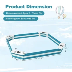 Costway Outdoor Wooden Sandbox With Animal Patterns Seats Backyard Bottomless Sandpit -LITTLE TIKES Shop GUEST 290159c1 da0d 4f63 b4fb 1e93d447eed5