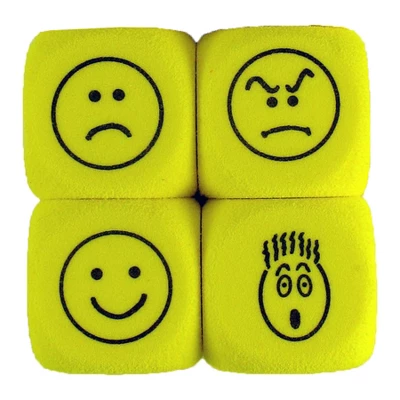 Koplow Games Foam Expressions Dice, 6 Per Pack, 2 Packs 2 Koplow Games Foam Expressions Dice, 6 Per Pack, 2 Packs - Image 2
