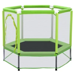 55'' Toddlers Indoor Outdoor Mini Trampoline With Safety Enclosure Net And Balls - ModernLuxe -LITTLE TIKES Shop GUEST 2941ef46 10b4 40fe 8159 6605bb53f3d5