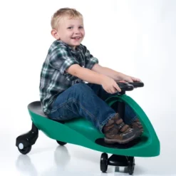 Toy Time Kids' Wiggle Car Ride-On Toy Twist And Turn Scooter - Green/Black