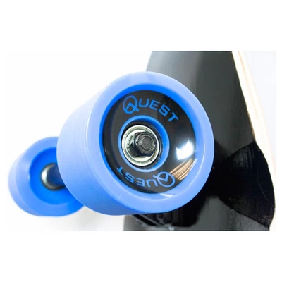 Quest Super Cruiser "Karma" 44" Longboard Skateboard - Blue/Black 2 Quest Super Cruiser "Karma" 44" Longboard Skateboard - Blue/Black - Image 2