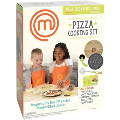 Jazwares MasterChef Junior Pizza Cooking Set - Kit Includes Real Cookware For Kids And Recipes, 5pc 1 Jazwares MasterChef Junior Pizza Cooking Set - Kit Includes Real Cookware For Kids And Recipes, 5pc