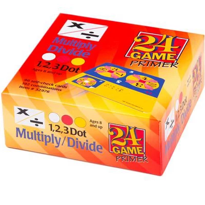 24 Game Cards Multiply / Divide Primer, 96 Card Set 1 24 Game Cards Multiply / Divide Primer, 96 Card Set
