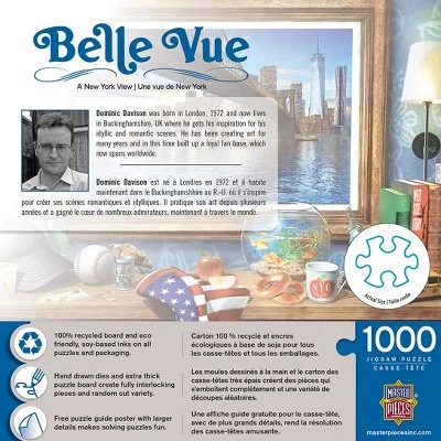 MasterPieces 1000 Piece Jigsaw Puzzle - A New York View - 19.25"x26.75" 3 MasterPieces 1000 Piece Jigsaw Puzzle - A New York View - 19.25"x26.75" - Image 3