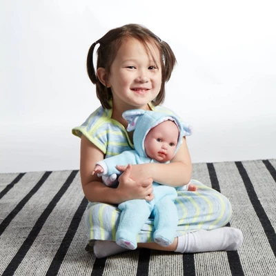 JC Toys Berenguer Boutique 15" Baby Doll - Blue Outfit 2 JC Toys Berenguer Boutique 15" Baby Doll - Blue Outfit - Image 2