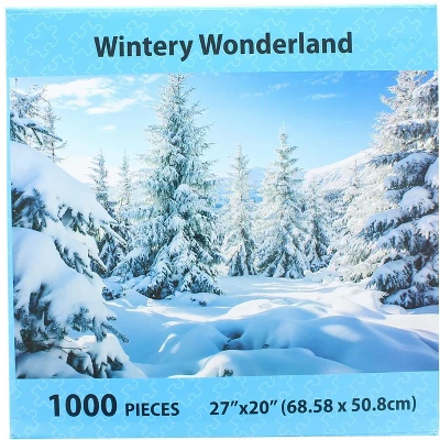 JPW Industries Inc. Wintery Wonderland 1000 Piece Jigsaw Puzzle 1 JPW Industries Inc. Wintery Wonderland 1000 Piece Jigsaw Puzzle