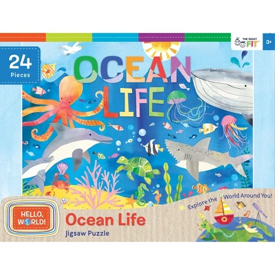MasterPieces Kids And Family Jigsaw Puzzle - Ocean Life 24, Pieces 1 MasterPieces Kids And Family Jigsaw Puzzle - Ocean Life 24, Pieces
