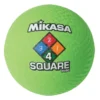 Mikasa 4-Square Rubber Playground Ball, 8-1/2 Inches, Neon Green