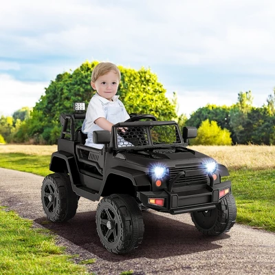 Costway 12V Kids Ride On Truck Car Electric Vehicle Remote W/ Music & Light 1 Costway 12V Kids Ride On Truck Car Electric Vehicle Remote W/ Music & Light