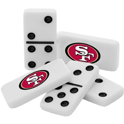 MasterPieces Officially Licensed NFL San Francisco 49ers 28 Piece Dominoes Game For Adults 2 MasterPieces Officially Licensed NFL San Francisco 49ers 28 Piece Dominoes Game For Adults - Image 2