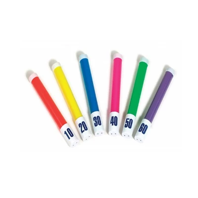 Swimline 6pc Flexible Dive Stick Swimming Pool Toys 8.25" - Vibrantly Colored 1 Swimline 6pc Flexible Dive Stick Swimming Pool Toys 8.25" - Vibrantly Colored