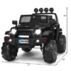 Costway 12V Kids Ride On Truck RC Car W/ LED Lights Music Trunk