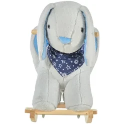 Qaba Kids Ride-On Rocking Horse Toy Bunny Rocker With Fun Play Music & Soft Plush Fabric For Children 18-36 Months -LITTLE TIKES Shop GUEST 30360762 db81 4f33 9a97 4260a6583526