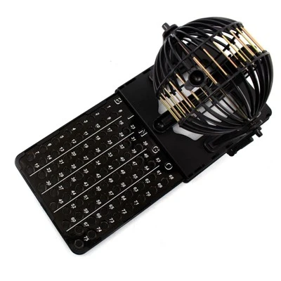 Insten Bingo Machine Cage Wheel Game Set With Balls And 20 Cards 3 Insten Bingo Machine Cage Wheel Game Set With Balls And 20 Cards - Image 3