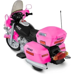 Kid Motorz 12V Police Motorcycle Powered Ride-On - Pink