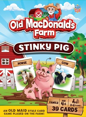 MasterPieces Kids Games - Old MacDonald's Farm - Stinky Pig Kids Card Game 1 MasterPieces Kids Games - Old MacDonald's Farm - Stinky Pig Kids Card Game