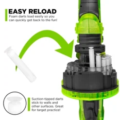 Best Choice Products Kids XL Foam Dart Alien Blaster Toy W/ 40 Glow-in-the-Dark Darts, Green -LITTLE TIKES Shop GUEST 30ffd33d 864b 433f b96f c3cd5741227c