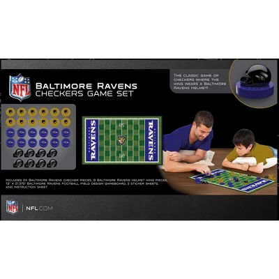 MasterPieces Officially Licensed NFL Baltimore Ravens Checkers Board Game For Families And Kids Ages 6 And Up 3 MasterPieces Officially Licensed NFL Baltimore Ravens Checkers Board Game For Families And Kids Ages 6 And Up - Image 3
