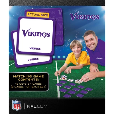 MasterPieces Officially Licensed NFL Minnesota Vikings Matching Game For Kids And Families 3 MasterPieces Officially Licensed NFL Minnesota Vikings Matching Game For Kids And Families - Image 3