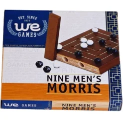 WE Games Nine Men's Morris Wooden Travel Game With Marbles - 5 Inch Travel Size -LITTLE TIKES Shop GUEST 32b86b87 2444 4c41 8b8a 1bb7a5adc229