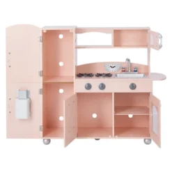 Pink Wooden Toy Kitchen With Fridge Freezer And Oven By Teamson Kids TD-11414P -LITTLE TIKES Shop GUEST 32c0db2f ea37 4d48 bb1b c979984d64a4