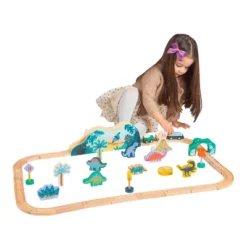 Manhattan Toy T-Rex Express 45-Piece Jurassic-Themed Wooden Toy Train Set For Toddlers 3 Years And Up -LITTLE TIKES Shop GUEST 32d6cb59 bdfb 4e60 aa5f 6984409a35ba