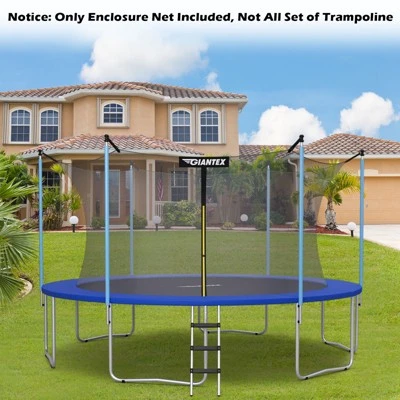 Costway 15FT Trampoline Replacement Safety Enclosure Net Weather-Resistant 3 Costway 15FT Trampoline Replacement Safety Enclosure Net Weather-Resistant - Image 3