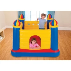 Intex Inflatable Colorful Jump-O-Lene Kids Castle Bouncer For Ages 3-6 | 48259EP -LITTLE TIKES Shop GUEST 3360b9ff bea6 4960 bd43 37750479ddf3