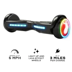 Voyager Hoverboard With Light-up And Lava Effect Wheels
