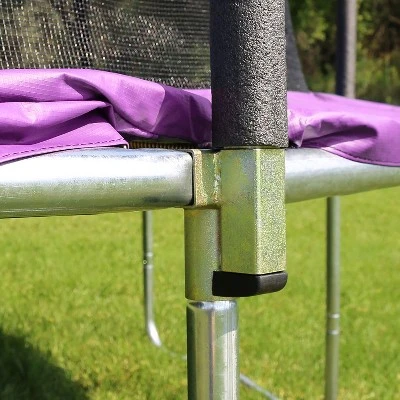 Skywalker Trampolines 12' Round Trampoline With Enclosure - Purple 2 Skywalker Trampolines 12' Round Trampoline With Enclosure - Purple - Image 2