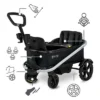 BOB Gear Renegade Foldable Stroller Wagon With 3 Seats And All-Terrain Tyres - Nightfall