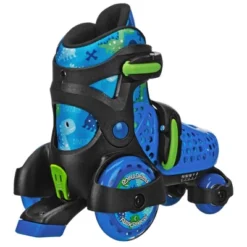 Roller Derby Sport Kids' Roller Skate - Dinosaur Blue/Black M