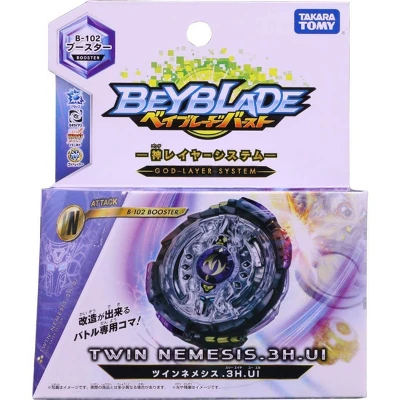 Takara Beyblade Burst Takaratomy B-102 Twin Nemesis.3H.UI Attack Booster Spin Top 2 Takara Beyblade Burst Takaratomy B-102 Twin Nemesis.3H.UI Attack Booster Spin Top - Image 2