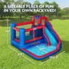 Sunny & Fun Small Inflatable Kids Backyard Water Slide Park
