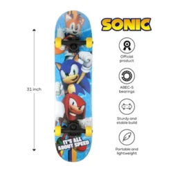 Sonic The Hedgehog 31" Skateboard
