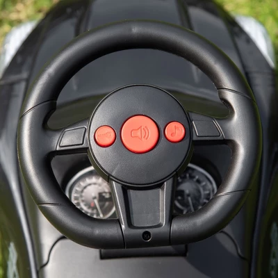 Aosom Kids Ride On Push Car, Foot-to-Floor Sliding Toy Car For Toddler With Working Horn, Music, Headlights And Storage 4 Aosom Kids Ride On Push Car, Foot-to-Floor Sliding Toy Car For Toddler With Working Horn, Music, Headlights And Storage - Image 4