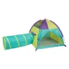 Pacific Play Tents Kids Neon Hide-Me Tent & Tunnel Combo
