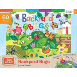 MasterPieces Kids Licensed Jigsaw Puzzle - Backyard Bugs 60 Pieces