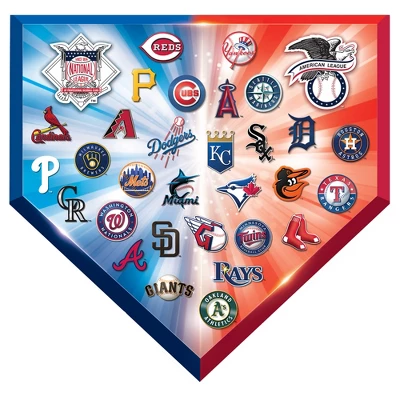 MasterPieces 500 Piece Jigsaw Puzzle - MLB Home Plate Shaped - 22.6"x22" 2 MasterPieces 500 Piece Jigsaw Puzzle - MLB Home Plate Shaped - 22.6"x22" - Image 2