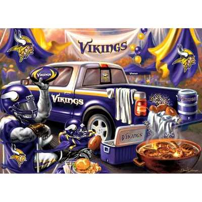 MasterPieces 1000 Piece Jigsaw Puzzle - NFL Minnesota Vikings Gameday 2 MasterPieces 1000 Piece Jigsaw Puzzle - NFL Minnesota Vikings Gameday - Image 2