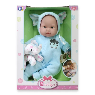 JC Toys Berenguer Boutique 15" Baby Doll - Blue Outfit 3 JC Toys Berenguer Boutique 15" Baby Doll - Blue Outfit - Image 3
