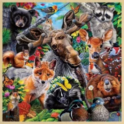 MasterPieces 48 Piece Jigsaw Puzzle For Kids - Woodland Friends - 12"x12"