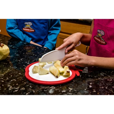 Curious Chef 3-Piece Nylon Knife Set For Kids & Dishwasher Safe Tools, BPA-Free Plastic - Real Kitchen Kit 3 Curious Chef 3-Piece Nylon Knife Set For Kids & Dishwasher Safe Tools, BPA-Free Plastic - Real Kitchen Kit - Image 3