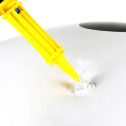 Okuna Outpost 2 Pack Blow Up Dice Jumbo With Air Pump For Summer Gathering, Kids Games, White, 20 In