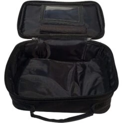 WE Games Padded Chess Travel Bag With Handle - Can Fit A Chess Clock Or Chess Pieces - Black - Measures 9.5 Inches
