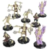 Monster Protectors Painted Fantasy Skeleton Mini Figures For D&D - 1", 8 Pieces