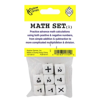 Koplow Games Positive/Negative Dice Set, 8 Per Set, 6 Sets 2 Koplow Games Positive/Negative Dice Set, 8 Per Set, 6 Sets - Image 2